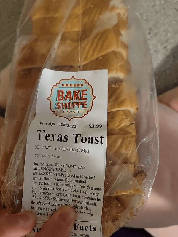 Bake Shoppe Texas Toast