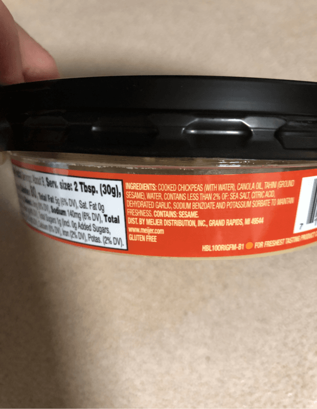 Fresh From Meijer Classic Hummus