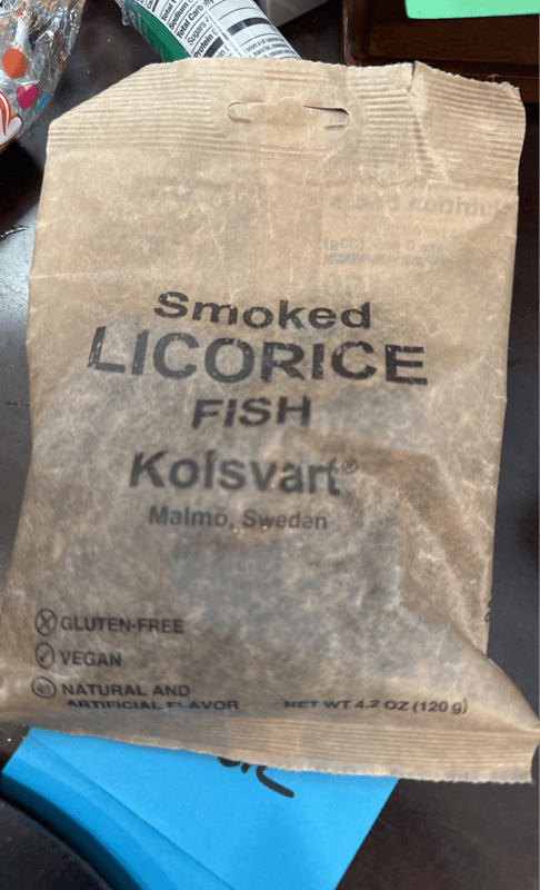 Kolsvart Smoked Licorice Fish