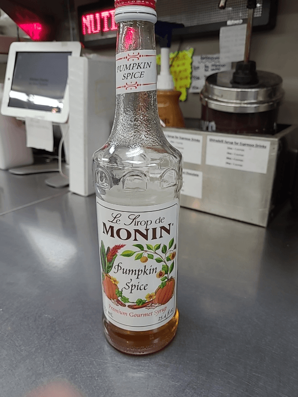 Le Sirop De Monin Pumpkin Spice Premium Gourmet Syrup