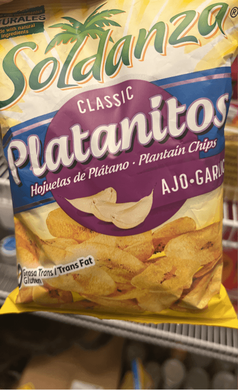 Soldanza Garlic Plantain Chips