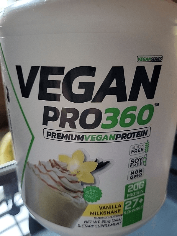 Forzagen Vegan Pro 360 Vanilla Milkshake Premium Vegan Protein Drink Mix