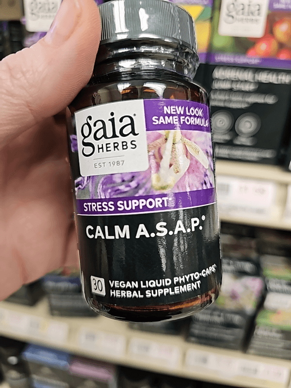Gaia Herbs Stress Support Calm A.S.A.P. Herbal Supplement
