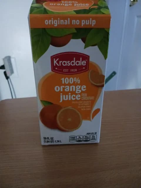 Krasdale 100% Orange Juice