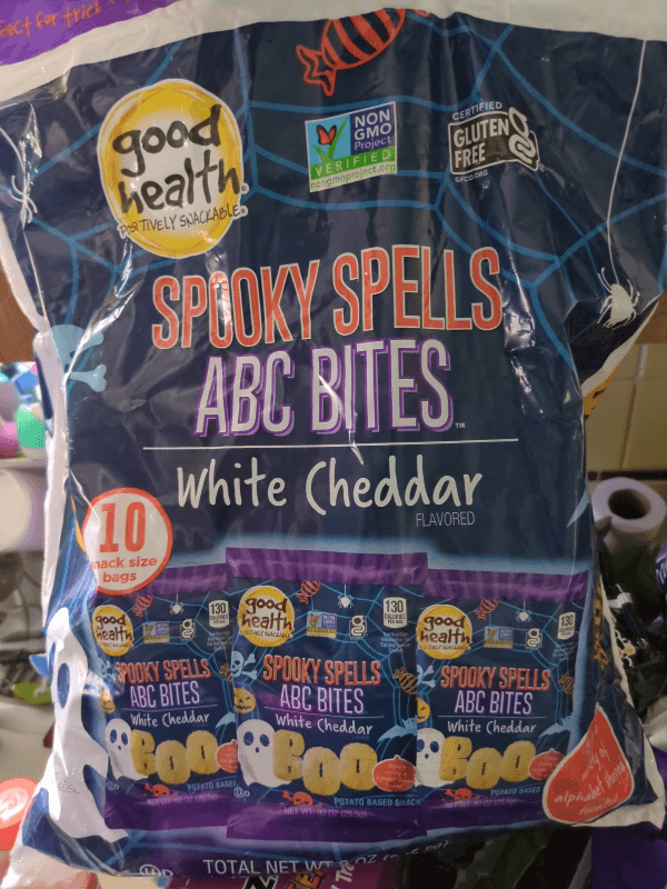Good Health Spooky Spells Abc Bites White Cheddar