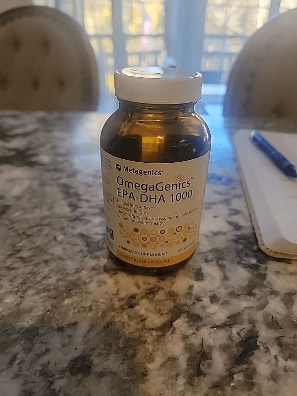 Metagenics Natural Lemon Flavor Epa-Dha 1000 Omega-3 Supplement 60 Softgels