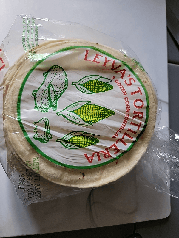Leyva'S Tortilleria 3 Dozen Corn Tortillas
