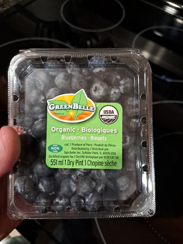 Green Belle Organic Blueberries