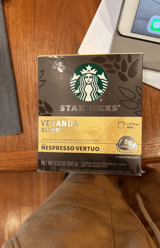Starbucks Veranda Blend For Nespresso Vertuo