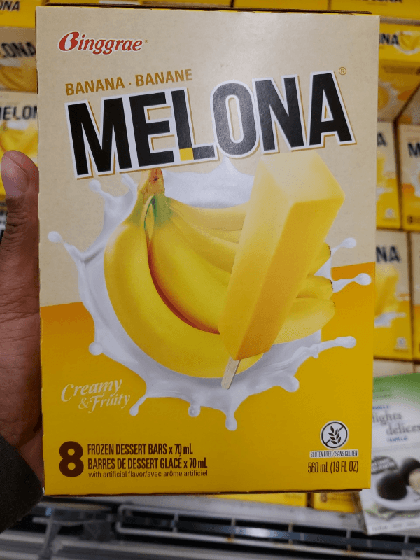 Binggrae Melona Banana Creamy & Fruity  Dessert Bars