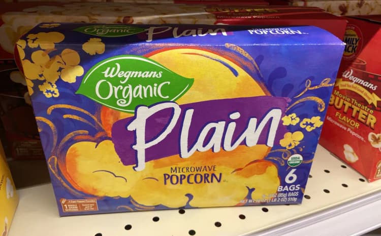 Wegmans Organic Plain Microwave Popcorn