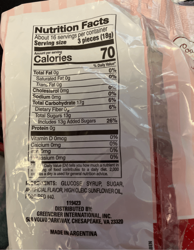 Coastal Bay Confections Cinnamon Flavored Hard Candy