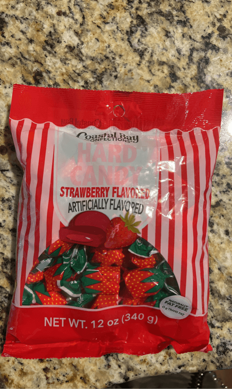Coastal Bay Confections Strawberry Flavored Hard Candy