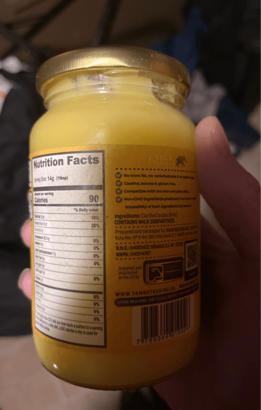 Servio Ghee Grass Fed Clarified Butter
