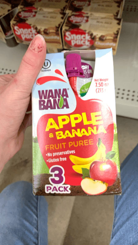 Wana Bana Apple & Banana Fruit Puree