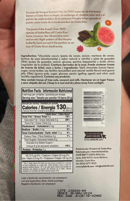 Britt Chocolates Guava
