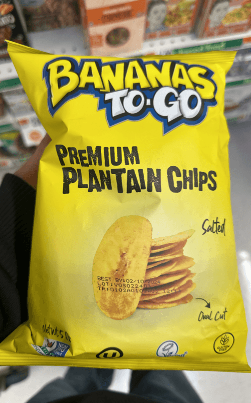 Bananas To-Go Salted Premium Plantain Chips