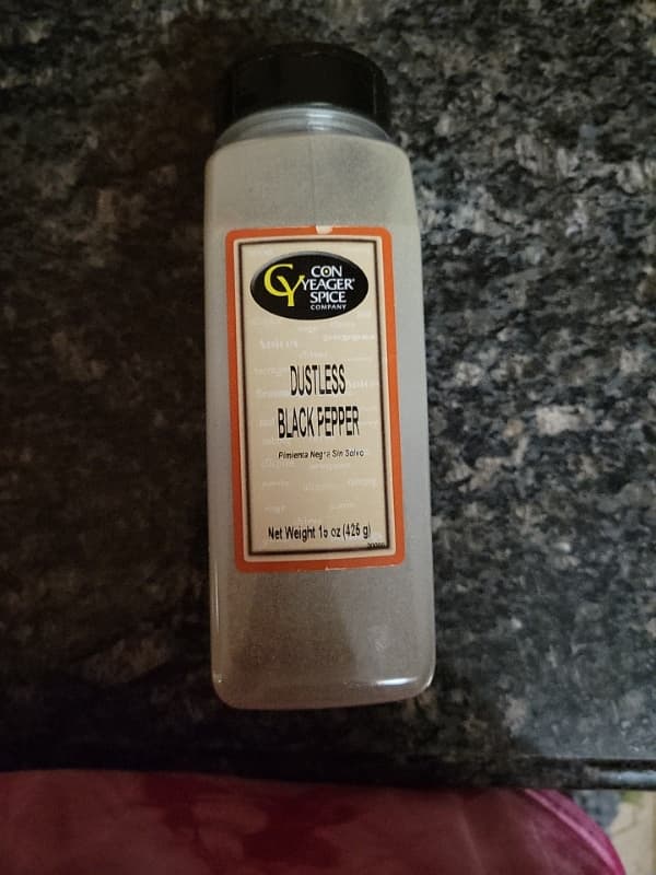 Con Yeager Spice Company Dustless Black Pepper