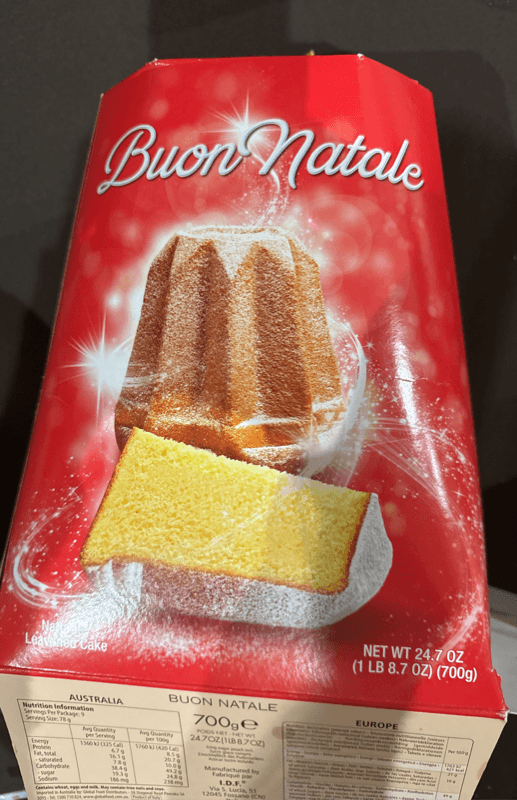 Buon Natale Naturally Leavened Cake