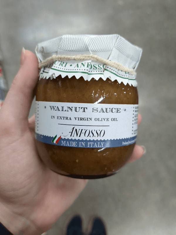 Anfosso Walnut Sauce In Extra Virgin Olive Oil