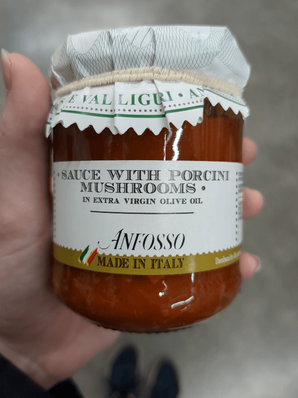Anfosso Sauce With Porcini Mushrooms In Extra Virgin Olive Oil
