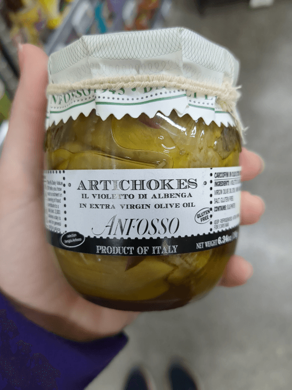 Anfosso Artichokes In Extra Virgin Olive Oil
