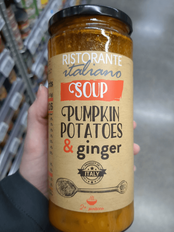 Ristorante Italiano Pumpkin Potatoes & Ginger Soup