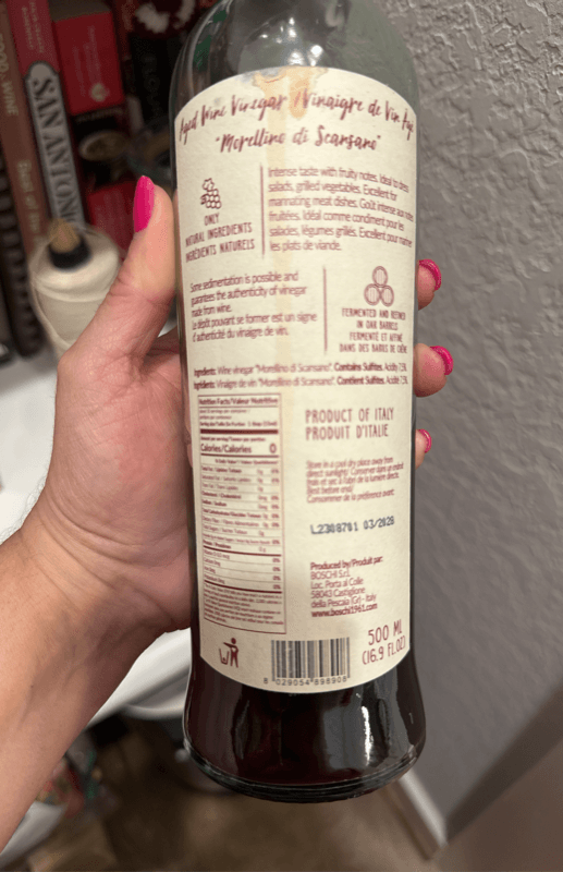 Boschi 1961 Morellino Di Scansano Aged Wine Vinegar