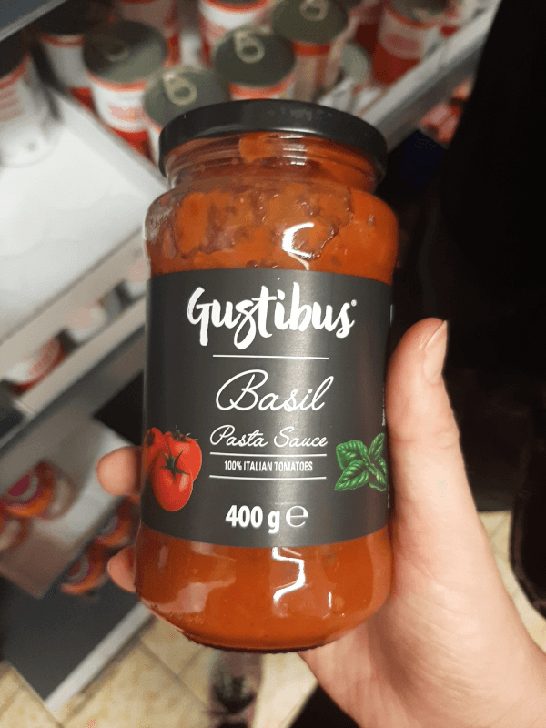 Gustibus Basil Pasta Sauce