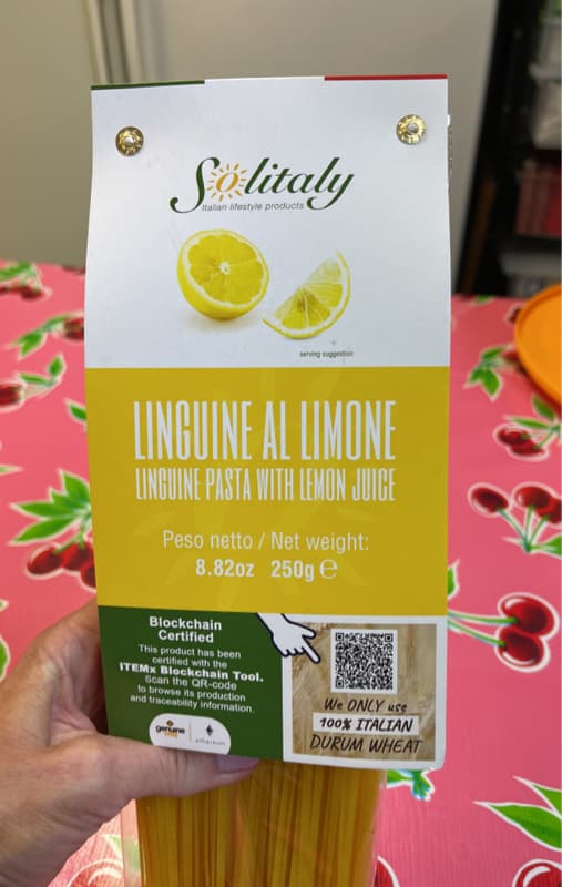 Solitaly Linguine Pasta With Lemon Juice