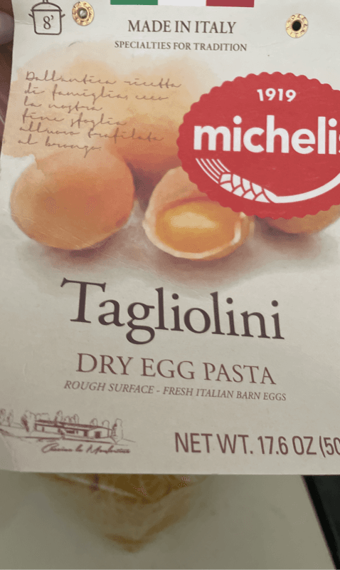 Michelis Tagliolini Dry Egg Pasta