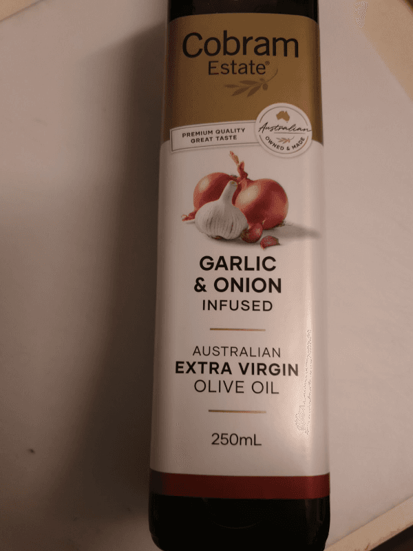Garlic & Onion Infused Extra Virgin Olive Oil - Low Fodmap Certified
