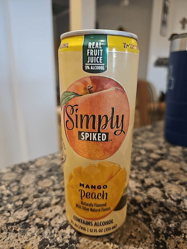 Simply Spiked Mango Peach Flavor