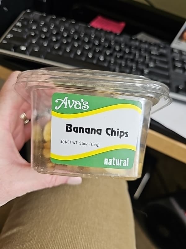 Ava'S Natural Banana Chips