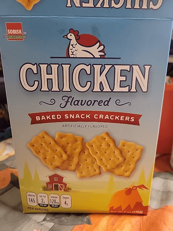 Sobisk Chicken Flavored Baked Snack Crackers