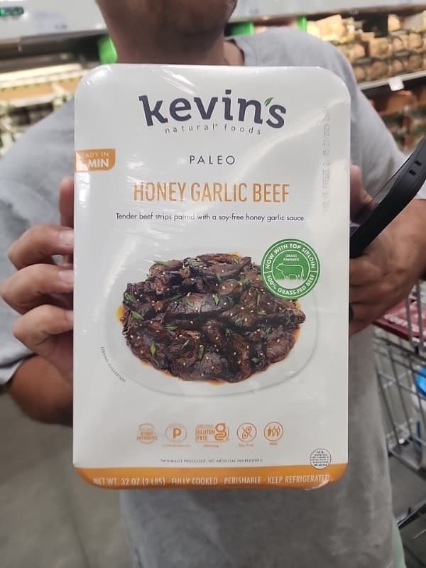 Kevin'S Natural Foods Paleo Honey Garlic Beef