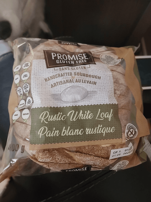 Promise Gluten Free Handcrafted Sourdough Rustic White Loaf