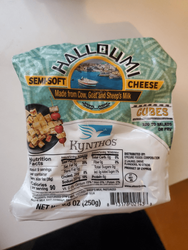 Halloumi Semi-Soft Cheese Cubes