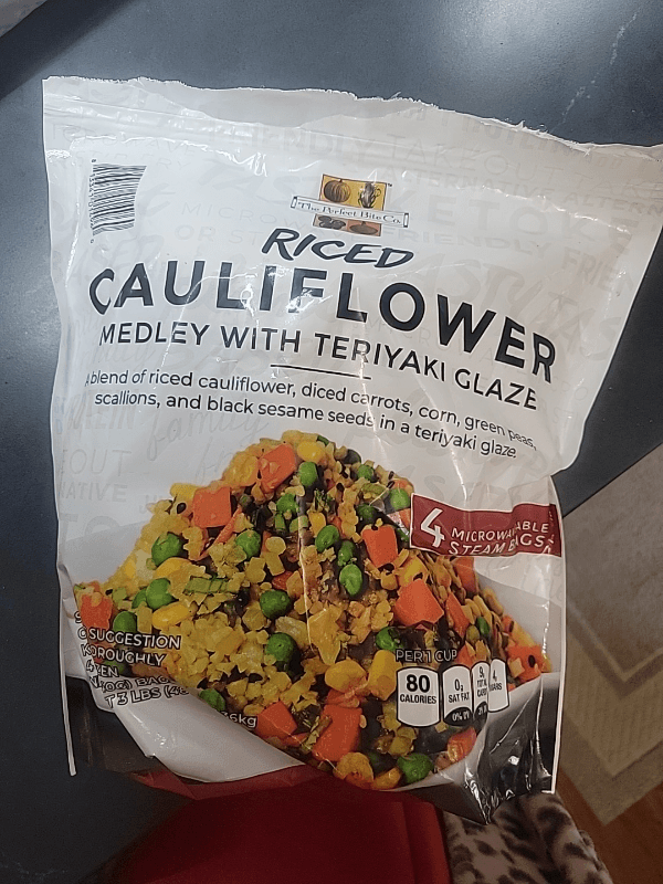 The Perfect Bite Co. Riced Cauliflower Medley With Teriyaki Glaze