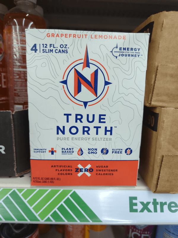 True North Pure Energy Seltzer Grapefruit Lemonade