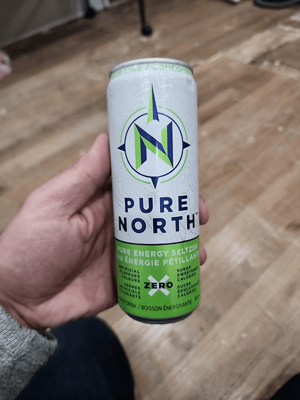 Pure North Cucumber Lime Pure Energy Seltzer