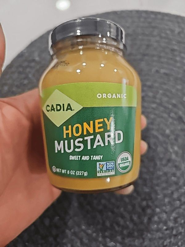 Cadia Organic Honey Mustard Sweet And Tangy