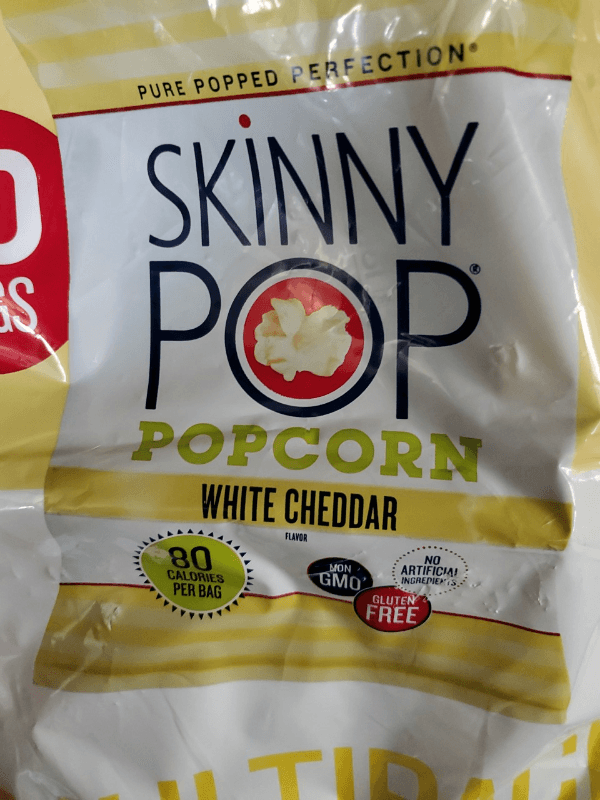 Skinny Pop Popcorn White Cheddar