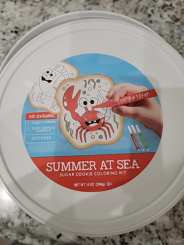 Color-A-Treat Summer At Sea Sugar Cookie Coloring Kit