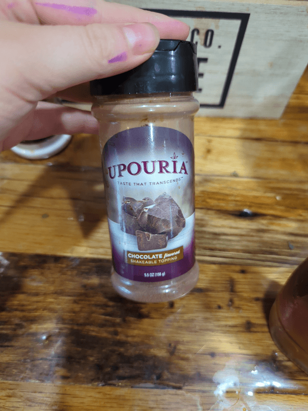 Upouria Chocolate Flavored Shakeable Topping