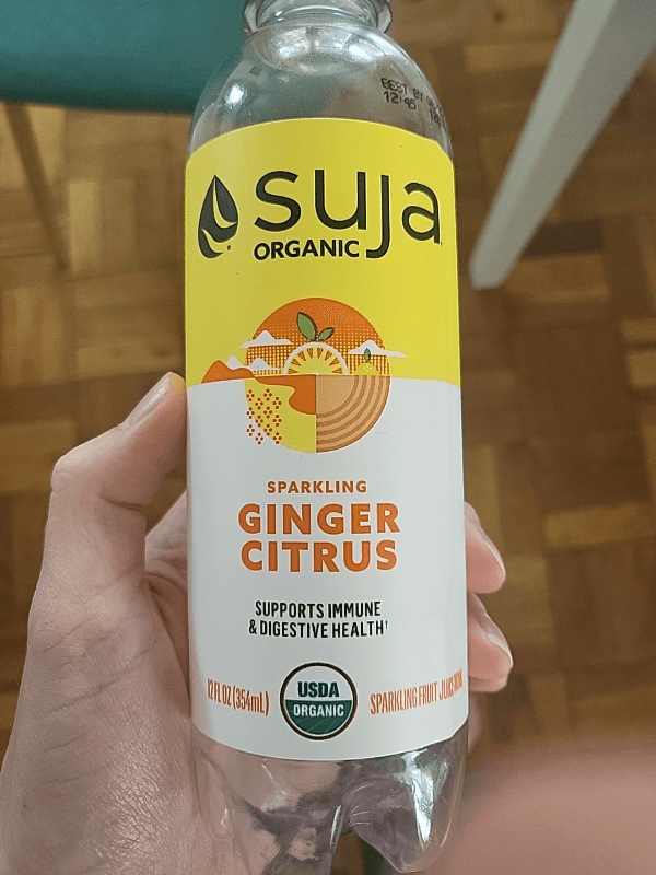 Suja Organic Ginger Citrus Sparkling Fruit Juice Drink