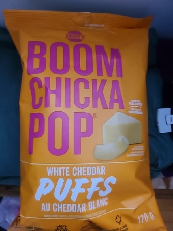Angie'S Boomchickapop White Cheddar Puffs