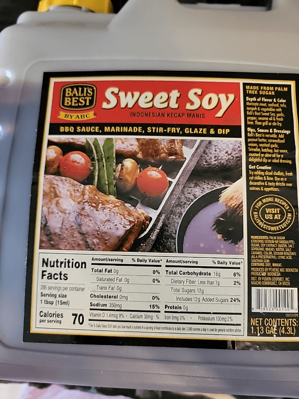 Bali'S Best Sweet Soy By Abc