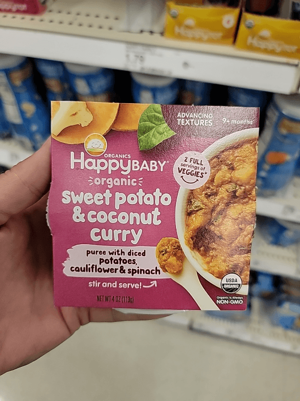 Happy Baby Organic Sweet Potato & Coconut Curry