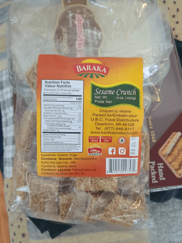 Baraka Sesame Crunch